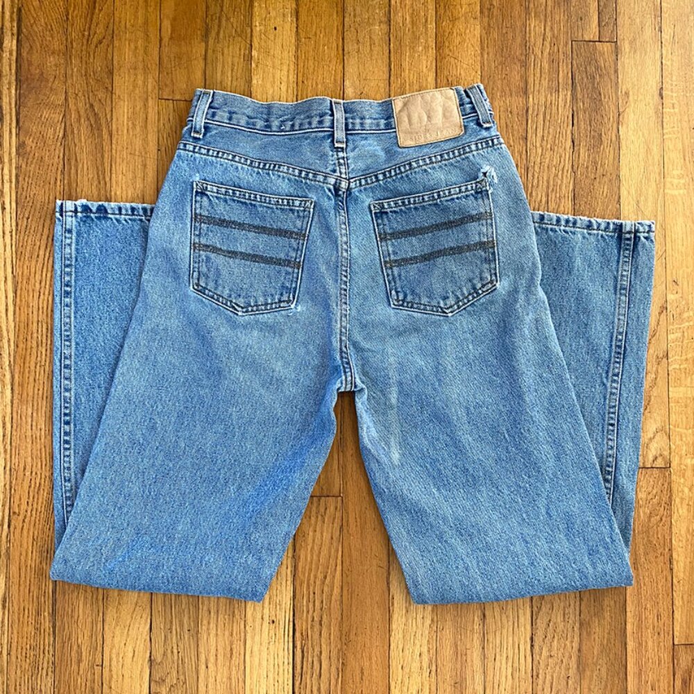 B SIDES Plein Relaxed Straight Jeans – Vintage Wash – Size 25